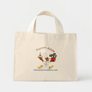 Niedlich Popcorn Anime Koch Ducky Kazoo Tote Bag Mini Stoffbeutel