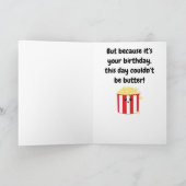 Niedlich Popcorn Geburtstag Karte (Innenseite)