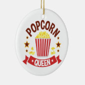 Niedlich Popcorn Queen Lover Girls Keramik Ornament (Rechts)