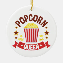 Niedlich Popcorn Queen Lover Girls Keramik Ornament