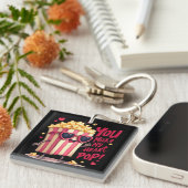 Niedlich Popcorn Valentine Sie machen mein Herz Po Schlüsselanhänger (Vorderseite rechts)
