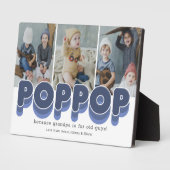 Niedlich Poppop Großvater-Foto Fotoplatte (Seite)