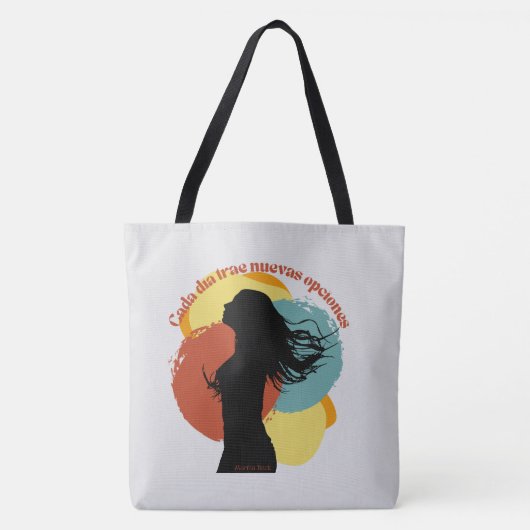 Niedlich Positives Spanisches Sprichwort Tasche (Vorderseite)