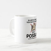 Niedlich Possum Girl Opossum Lover Possum Whispere Kaffeetasse (Vorderseite Links)