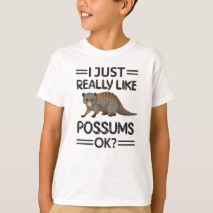 Niedlich Possum Girl Opossum Lover Possum Whispere T-Shirt