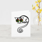 Niedlich POSSUM - Marsupial - Wildlife - Australie Karte (Gelbe Blume)