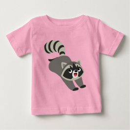 Niedlich Prankings Cartoon Raccoon Baby T - Shirt