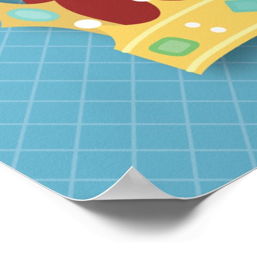 Niedlich Prince Boy Baby Dusche Willkommensbanner Poster (Ecke)