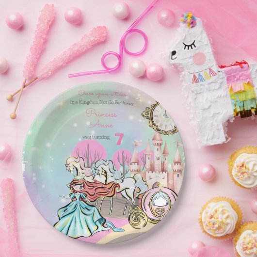 Niedlich Princess Birthday Pappteller (Party)