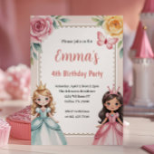 Niedlich Princess Birthday Party Einladung