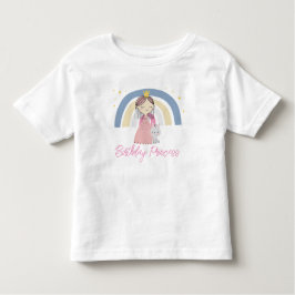 Niedlich Princess Birthday Party Kleinkind T-shirt