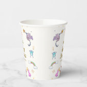 Niedlich Princess Dragon Unicorn Kinderdusche Pappbecher (Links)