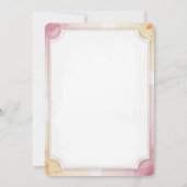 Niedlich Princess Fairytale Geburtstag Einladung (Rückseite)