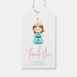 Niedlich Princess Girl Vielen Dank Geschenkanhänger