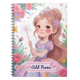 Niedlich Princess Lila Dress Notebook - bearbeitba Notizblock