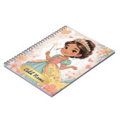 Niedlich Princess-Notebook - Name hinzufügen Notizblock (Linke Seite)