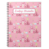 Niedlich Princess Personalisiert Notizblock (Vorderseite)