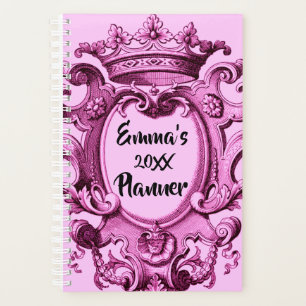 Niedlich Princess Pink Crown Planer