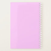 Niedlich Princess Pink Crown Planer (Rückseite)