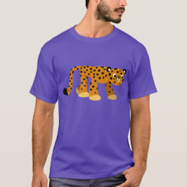 Niedlich Prowling Cartoon Cheetah T - Shirt
