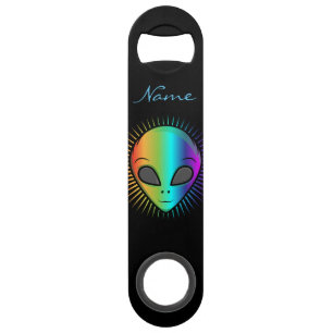 Niedlich Psychedelische Alien Head Thunder_Cove Speed Flaschenöffner