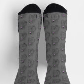 Niedlich Puli Dog Gray Socken (Oben)
