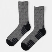 Niedlich Puli Dog Gray Socken (Links)