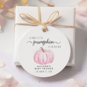 Niedlich Pumpkin Baby Dusche Danke Geschenkanhänger