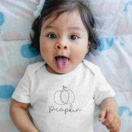 Niedlich Pumpkin Baby Strampler