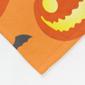 Niedlich Pumpkin Gemustert Fleecedecke (Ecke)
