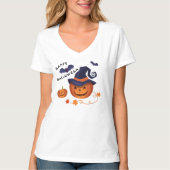 " Niedlich Pumpkin" glücklicher Halloween-T - Shir T-Shirt (Vorderseite)