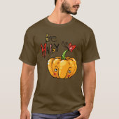 Niedlich Pumpkin "Hi" T-Shirt (Vorderseite)
