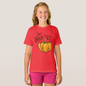 Niedlich Pumpkin "Hi" T-Shirt (Vorne ganz)