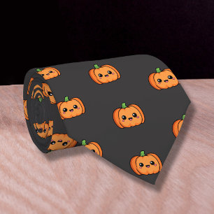 Niedlich Pumpkin Neck Tie Krawatte