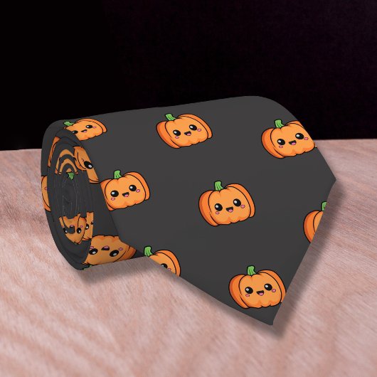 Niedlich Pumpkin Neck Tie Krawatte