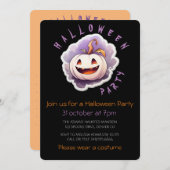 NIEDLICH PUMPKIN SMILES EINLADUNG (Vorne/Hinten)