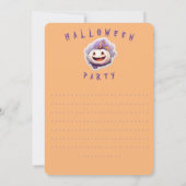 NIEDLICH PUMPKIN SMILES EINLADUNG (Rückseite)