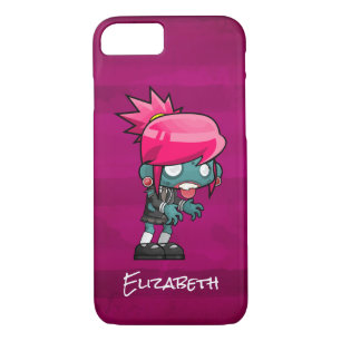 Niedlich Punk Rock Zombie Girl Personalisiert iPhone 8/7 Hülle