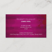 Niedlich Punk Rock Zombie Grrl Fun Novelty Visitenkarte (Rückseite)