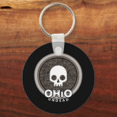 Niedlich Punk Skull Ohio Schlüsselanhänger Dark (Vorderseite)