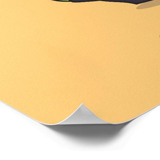 Niedlich Punny Cartoon Maisleiter Poster (Ecke)