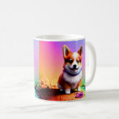 Niedlich Puppy Corgi Dog-36475 Kaffeetasse (VorderseiteRechts)