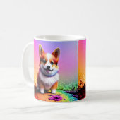 Niedlich Puppy Corgi Dog-36475 Kaffeetasse (Vorderseite Links)