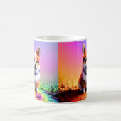Niedlich Puppy Corgi Dog-36475 Kaffeetasse (Mittel)