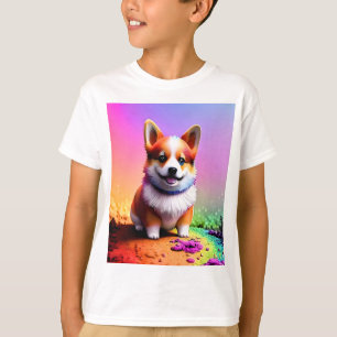 Niedlich Puppy Corgi Dog-36475 T-Shirt