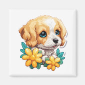 Niedlich Puppy Magnet (Vorne)