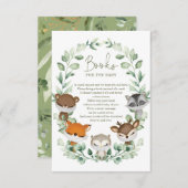 Niedlich Quarantäne Woodland Animals Books for Bab Begleitkarte (Vorne/Hinten)