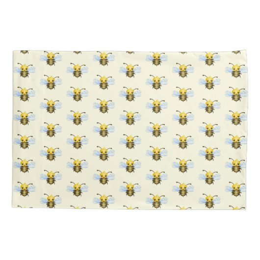 Niedlich Queen Bee Pillow Case Kissenbezug (Rückseite)