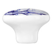 Niedlich Rabbit Blue White Woodland Animal Dedham  Keramikknauf (Seitenansicht)