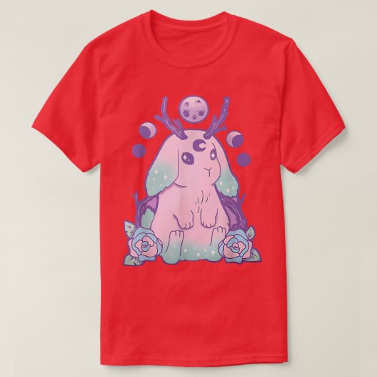Niedlich Rabit Moon Phase Kawaii Pastel Goth for M T-Shirt (Design vorne)